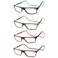 Magnetic clic reading glasses