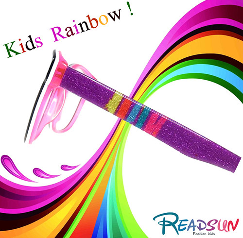 Teenager acetate optical frame with colorful temple Support customization 16K121A