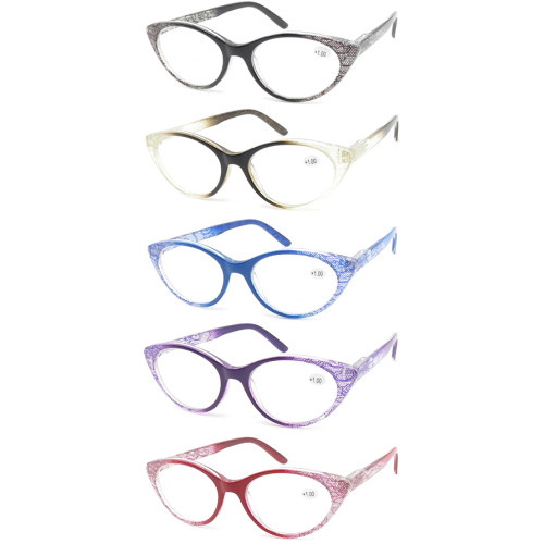 2024New Reasun CHEAP plastic oral Reading Glasses with metal spring hinge Support customization