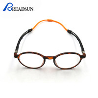 Magnetic Reading Glasses portable hanging neck Reading Glasses Round Glasses Men Eyewear