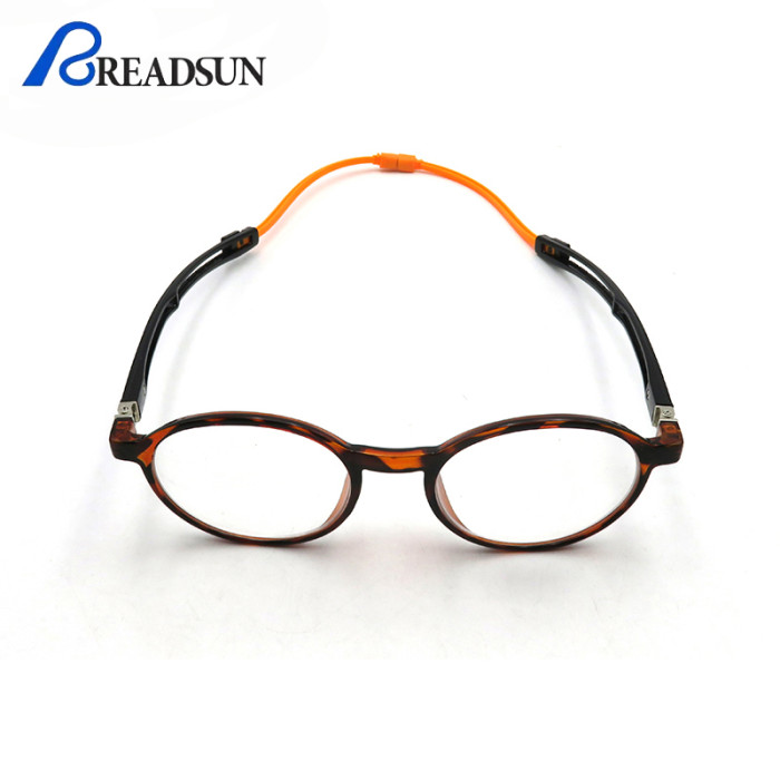 Magnetic Reading Glasses portable hanging neck Reading Glasses Round Glasses Men Eyewear