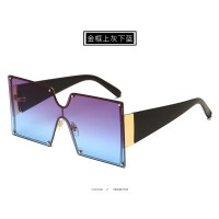 2024 New Arrivals Fashion Designer Square Frame Trendy Women Oversized Shades Sunglasses
