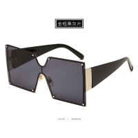 2024 New Arrivals Fashion Designer Square Frame Trendy Women Oversized Shades Sunglasses