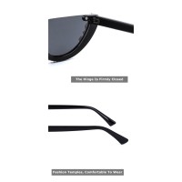 2023 High Quality Brand Designer Custom UV400 Fashion Women Half Frame Gafas De Sol Diamond Bling Sunglasses