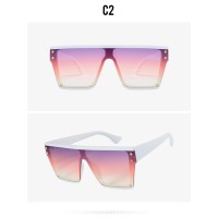 High Fashion Square Star Unisex Trendy Oversized Big Frame Womens Men Trendy Shades Sunglasses 2020