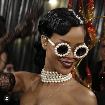 Luxury Party Fashion Vintage Retro Round Metal Frame Trendy Diamond Women Shades Sunglasses