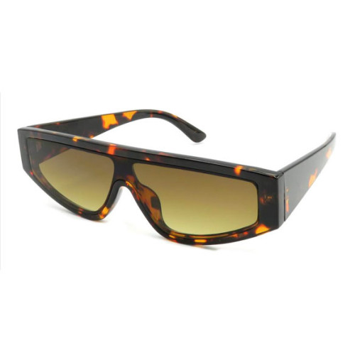 Trending Women Black Shades Fashion Integrated Sunglasses for Female Male