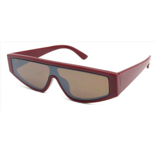 Trending Women Black Shades Fashion Integrated Sunglasses for Female Male