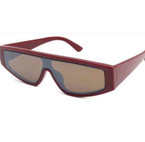 Trending Women Black Shades Fashion Integrated Sunglasses for Female Male