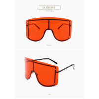 2024 Newest Big Frame Women Men Sunglasses Oversized Wholesale Retro Rimless Shades Sunglasses