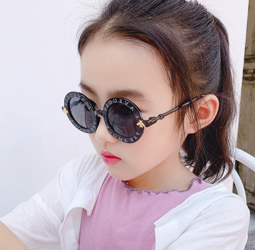 fashionable custom selection high quality circle round kids sunglasses