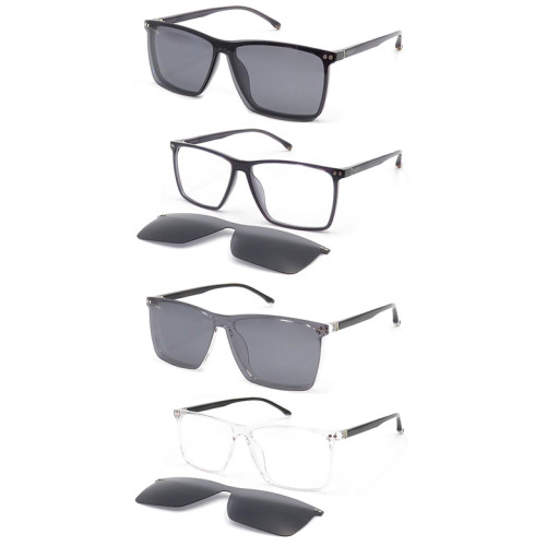 Fashion Acetate Injection clip on sunglasses hot selling new style unisex style