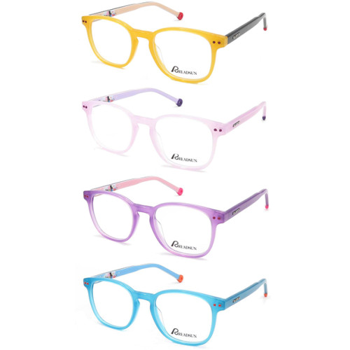 Fancy Kids acetate optical frame glasses with beatiful printing