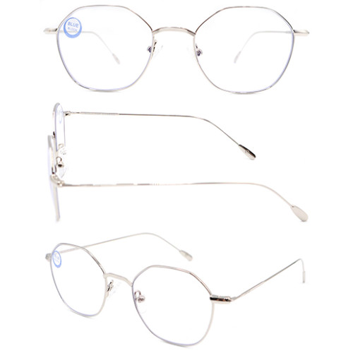 Round shape adult metal gold Optical Frame with high quality