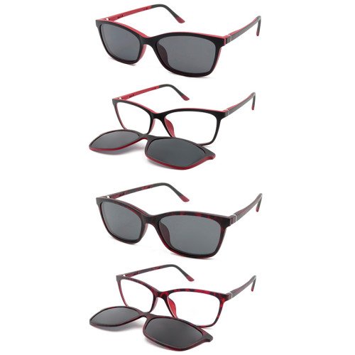 Light weight Clip on optical frame with polarized lens Support customization