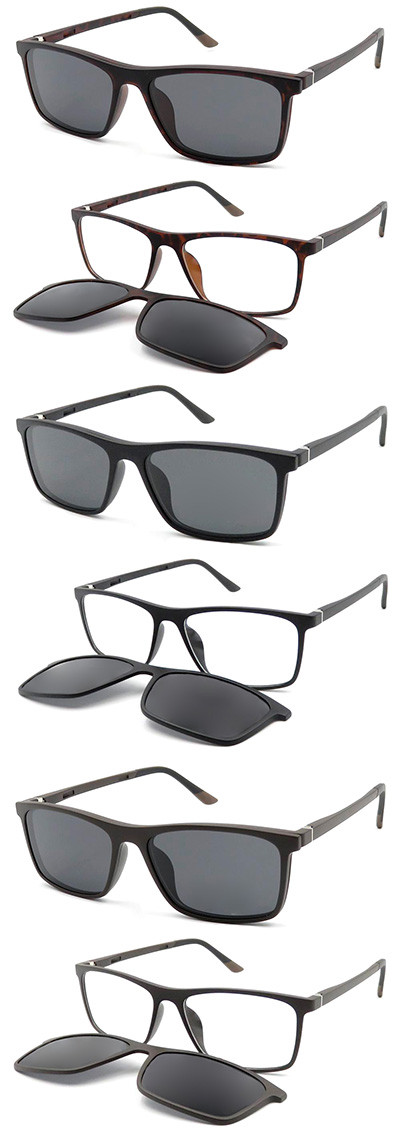 High quality Clip on optical frame with polarized lens Support customization
