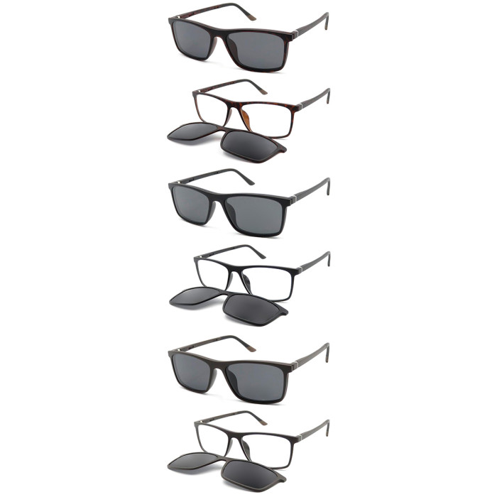 High quality Clip on optical frame with polarized lens Support customization