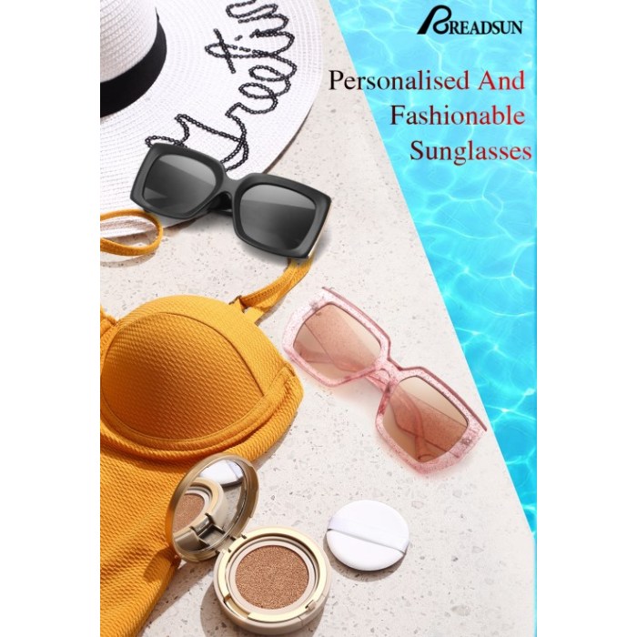 Best selling PC oversized sunglasses with metal hinge