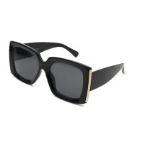 Best selling PC oversized sunglasses with metal hinge