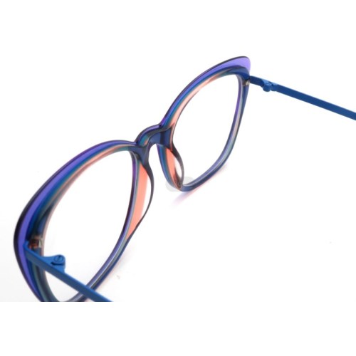 2023 Cat Eye Ultralight Adult Acetate Optical Frame With Metal Temple