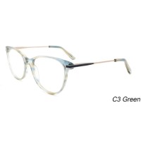 Acetate Metal Spring Hinge Ultralight Adult Optical Frame