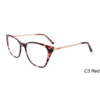 Wholesale Metal Spring Hinge Adult Acetate Optical Frame