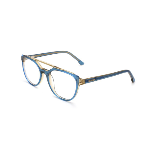 New Acetate Frame Double Bridge Teenager Optical Frame
