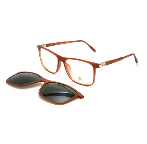 Newest TR90 Hot Selling Unisex Clip on Optical Frame with Sunglasses Clip