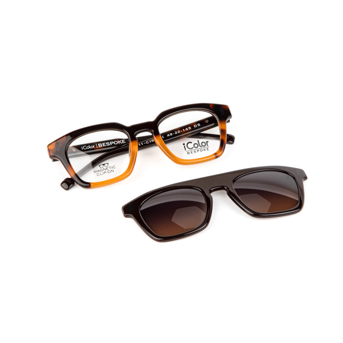 acetate clip on optical frame Women /men Polarized lense