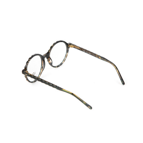 Acetate Vintage round women optical frame