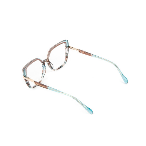 Acetate fashion polygon optical frame