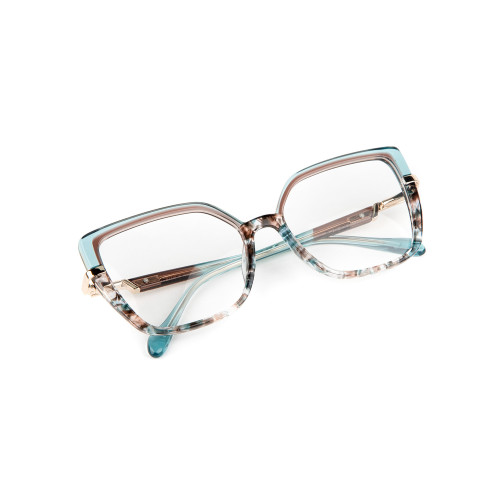 Acetate fashion polygon optical frame