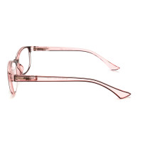 2023 Reasun CHEAP plastic transparent blue reading glasses with metal spring hinge