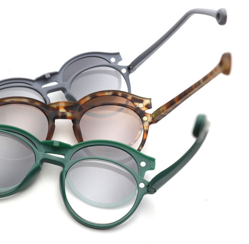 Readsun wholesale clip on PC reading glasses with sunglasses lens
