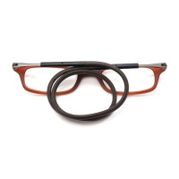 2024 New design long arms hang neck adjustable magnetic foldable TR90 reading glasses