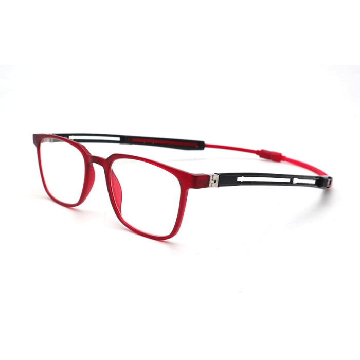 Unisex Hanging Neck TR90 Magnetic Eyeglass Reading Glasses Frames with Long Arms