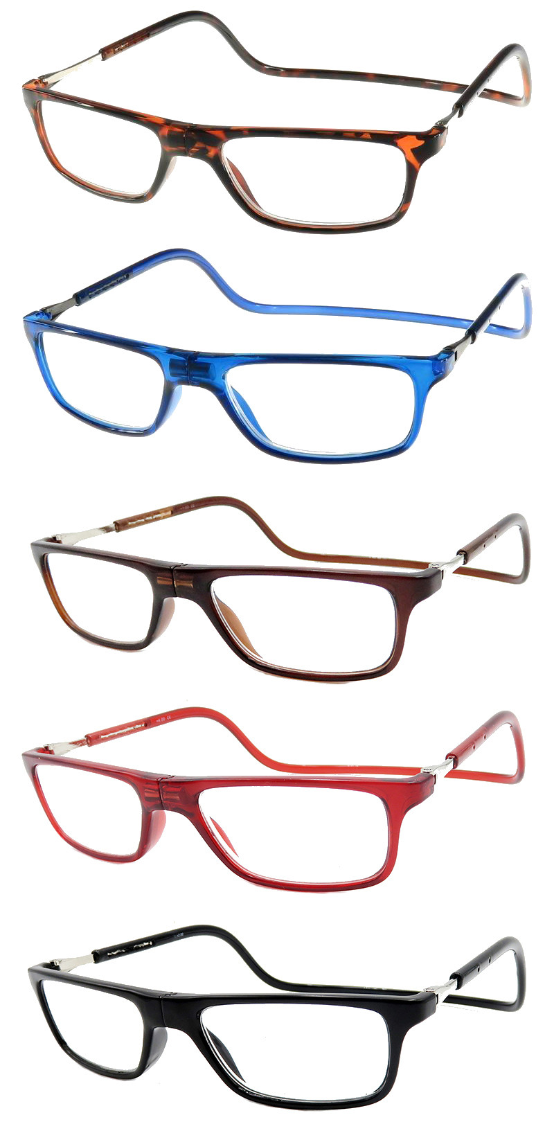 hang neck long temple reading glasses