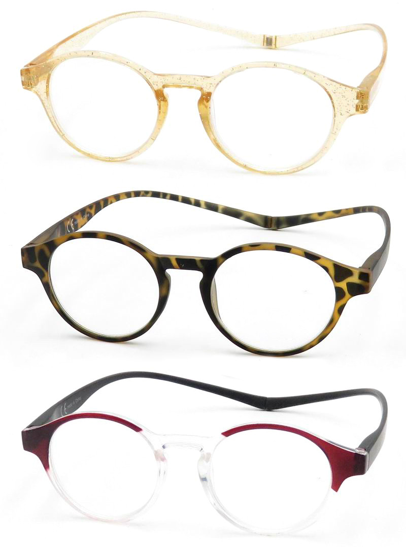 hang neck long temple reading glasses