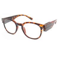 LED Powerful Reading Light Multi Strength Glasses with Magnifier up at Night Unisex Eyeglasses Eyewear