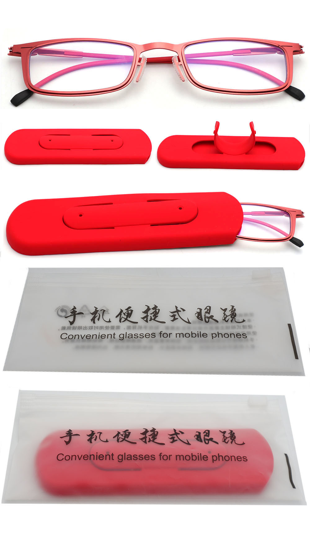 portable metal reading glasses