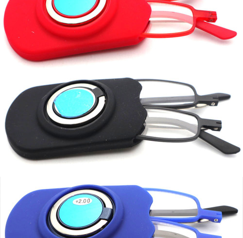 New Design Slim Reading Glasses Cell Phone Portable Holder Reading Glasses for Women Men