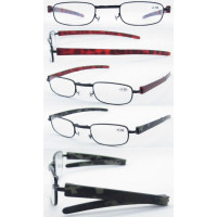 Lightweight Fashionable Portable Reading Glasses and Easy to Carry Cost-Effective Men Folding Reading Glasses with Glasses Case