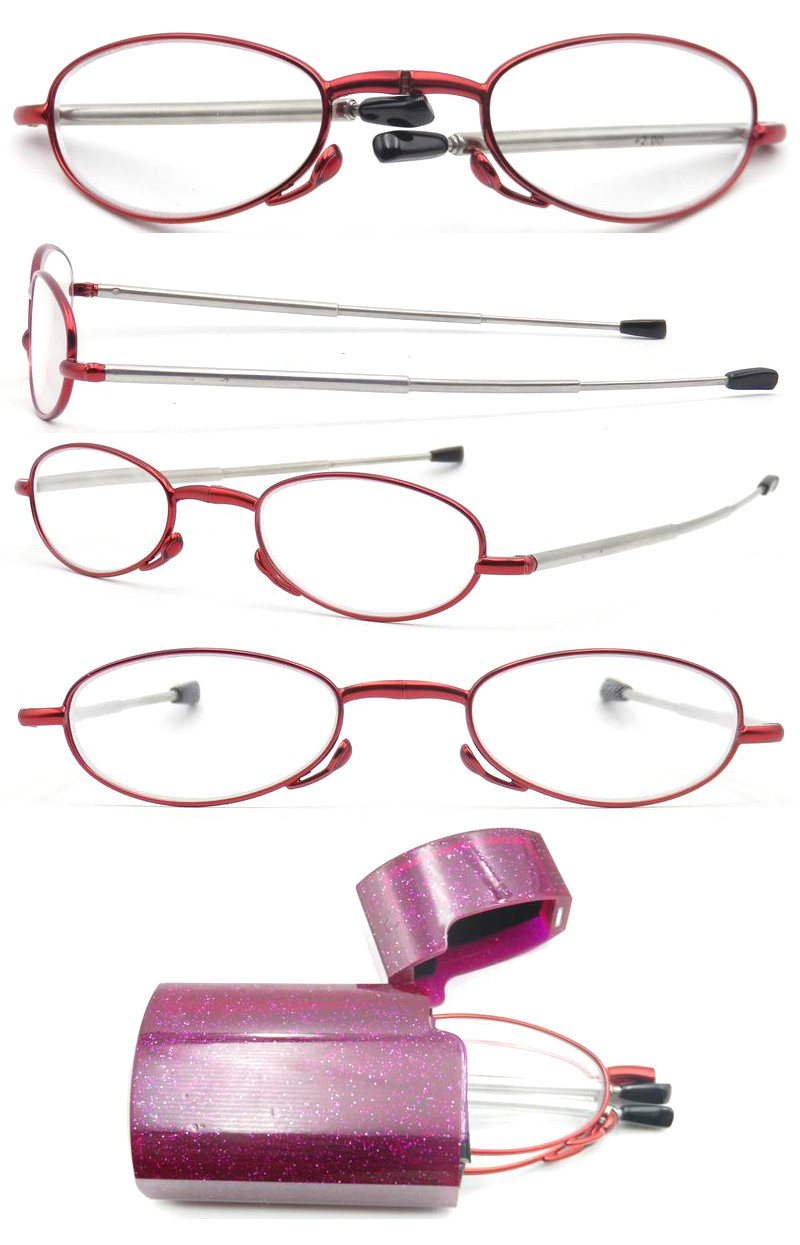 Metal Material Folding Reading Glasses