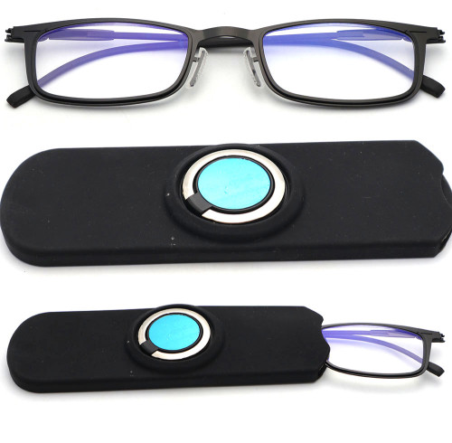 Factory Custom Logo German Metal Reading Glass with Case 2023