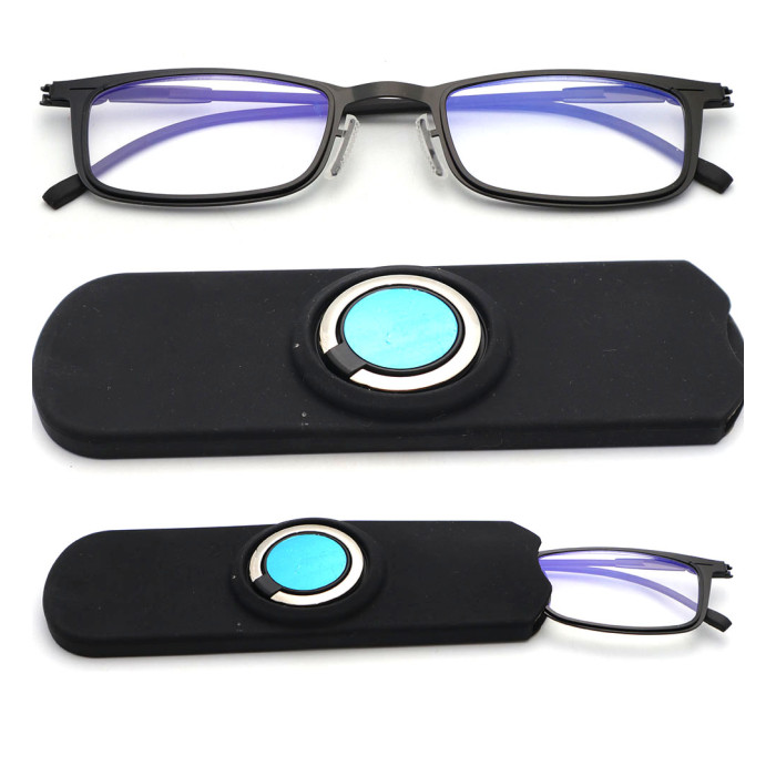 Factory Custom Logo German Metal Reading Glass with Case 2023