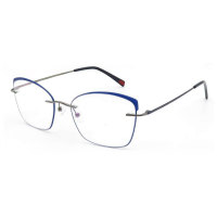 Retro Optical Eyeglasses spectacle frames metal optical frames Optical Eyeglasses Support customization