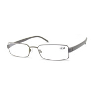 Classic Vintage Designer Women Men Slim Square Metal Frame Anti Blue Light Blocking Business Reading Glasses