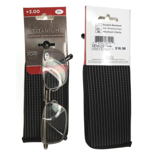 Full Rim Metal Frames Small Shape Front Stainless Steel Unisex Protect Eye Glasses for Working Men Women Reading Glasses