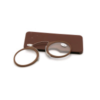 Portable Mini Pocket Magnifying Presbyopia Nose Clip Reading Glasses
