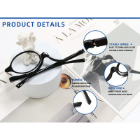Plastic Frame lady rolling cosmetic reading glasses Making up Reading Glasses Presbyopic Eyeglass
